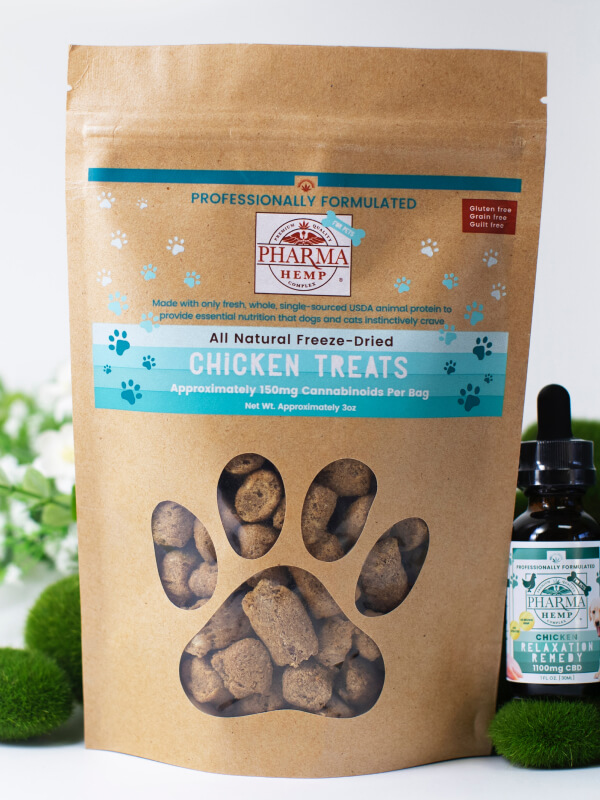 Organic dried dog food